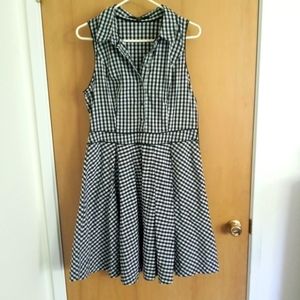 Guess Gingham Flare Dress